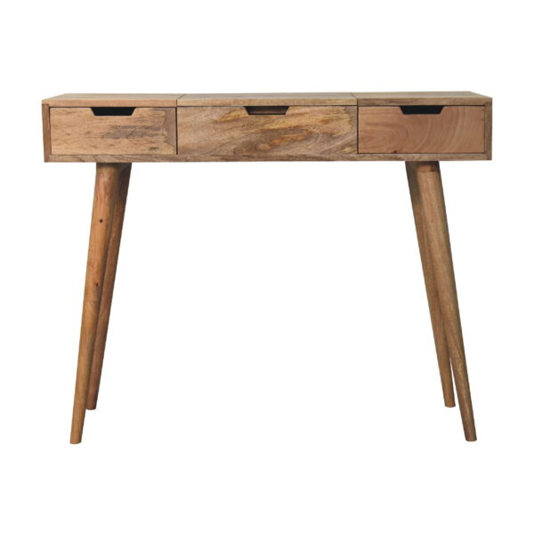 Mintamo Oak-Effect Dressing Table – Elegant Vanity with Storage
