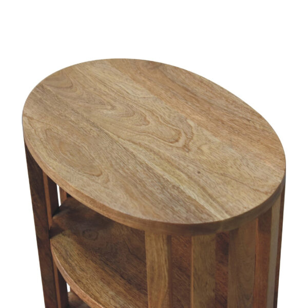 Mintamo Double Shelf Bedside Table – Modern Open Storage Nightstand - Image 6