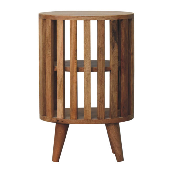 Mintamo Double Shelf Bedside Table – Modern Open Storage Nightstand - Image 9